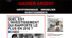 Desktop Screenshot of gagner-argent.org