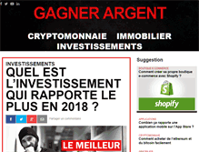 Tablet Screenshot of gagner-argent.org